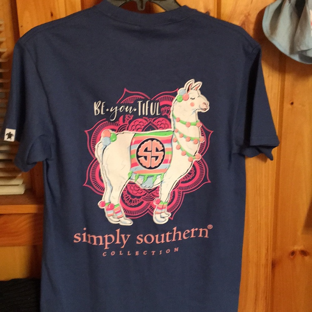 Simply Southern llama tee.